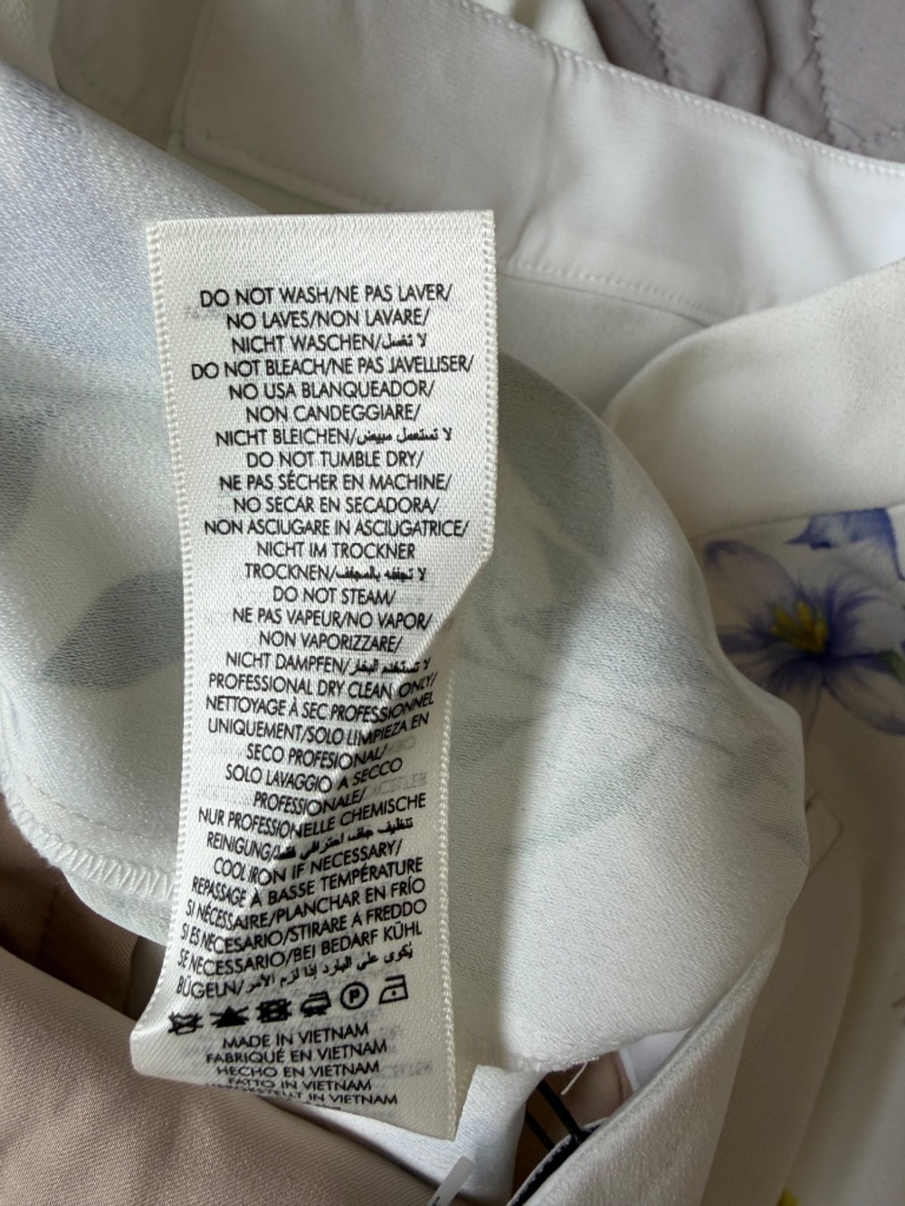 Alice + Olivia Andrew Pants Twisting Vines Off White size 6 - Picture 12 of 12